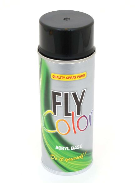 Sprej crni Fly Color RAL 9005 400ml