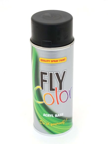 Sprej crni mat Fly Color RAL 9005 400ml