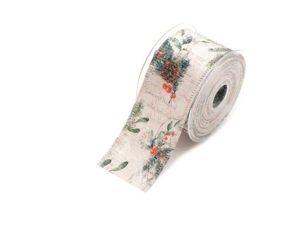 Traka Canvas Lame Agrifoglio 70mm x 10m