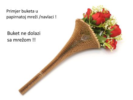 Papirnata mreža navlaka natur 45cm 70 grama